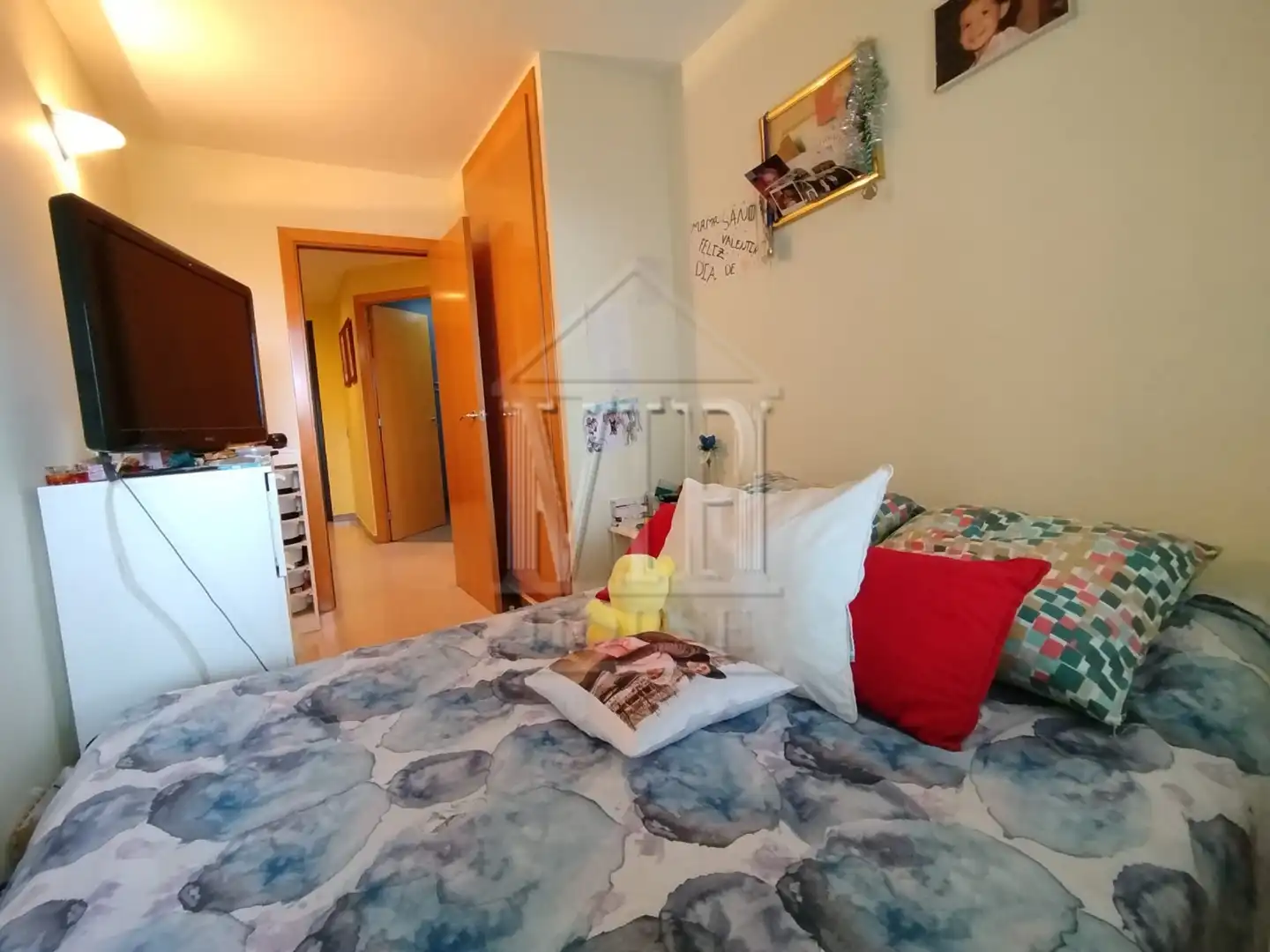 Bedroom of Flat for sale in Badalona  with Heating, Storage room and Furnished