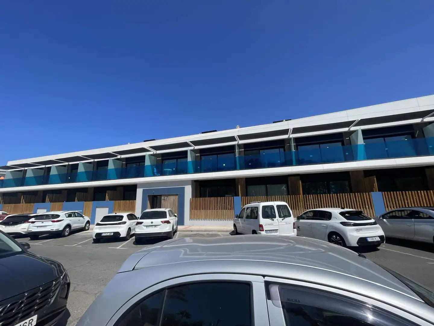 Vista exterior de Estudio para compartir en Mogán con Aire acondicionado, Terraza y Amueblado