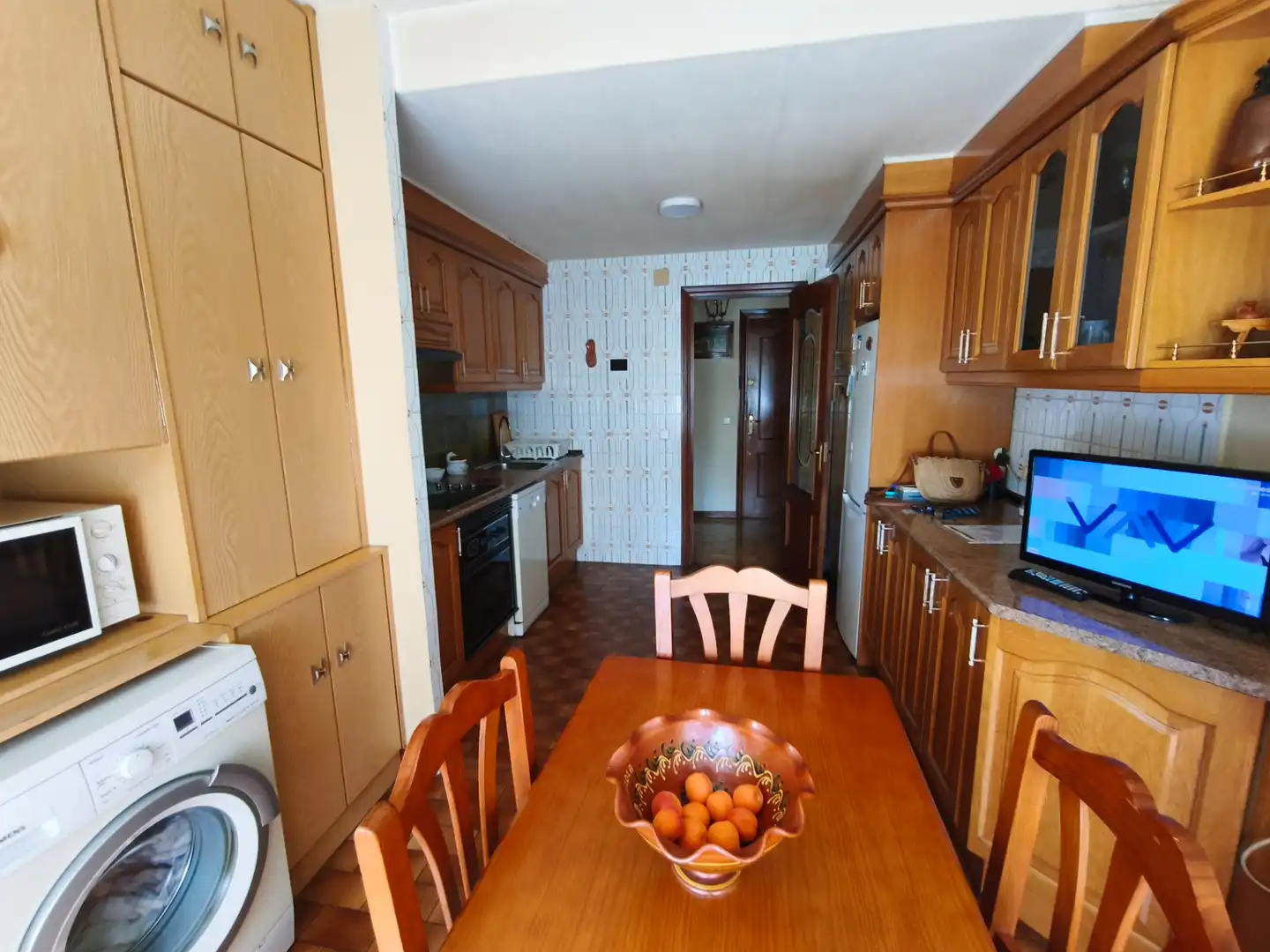 Kitchen of Flat for sale in Móstoles  with Heating, Parquet flooring and Terrace