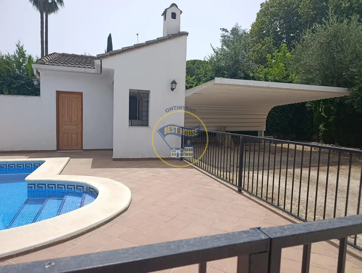 Vista exterior de Casa o xalet en venda en Ontinyent amb Aire condicionat, Calefacció i Jardí privat