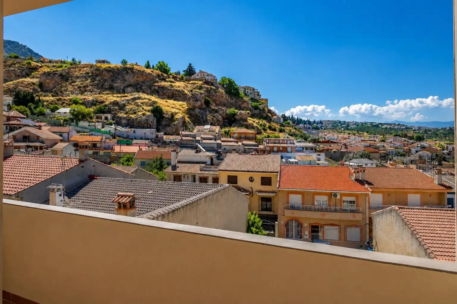 Vista exterior de Casa o chalet en venta en Alfacar con Terraza