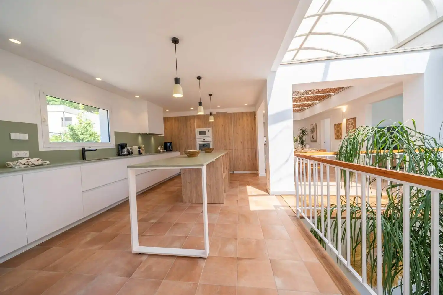 Cocina de Casa o chalet de alquiler en Blanes con Aire acondicionado, Calefacción y Jardín privado