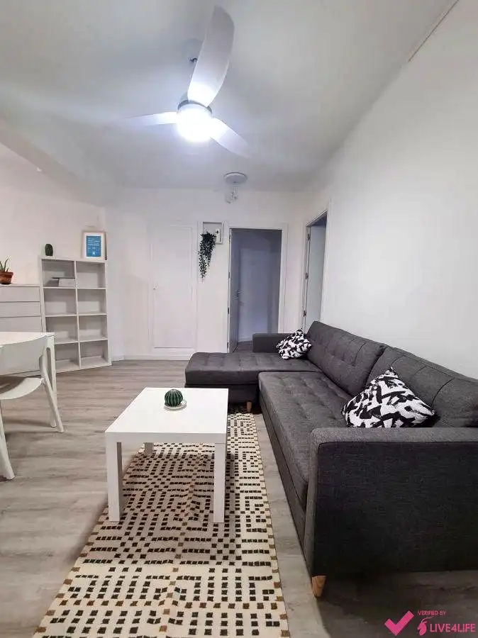 Sala de estar de Piso de alquiler en Valencia con Terraza y Amueblado