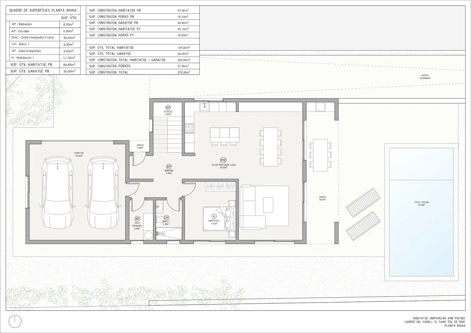 Casa con piscina in vendita a Carrer del Camì del Farell, 15, Sant Pol de Mar, Spain, imagen 31