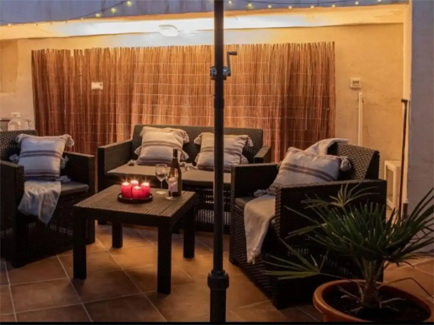 Terrace of Detached homes for rent in El Campello  with Furnished