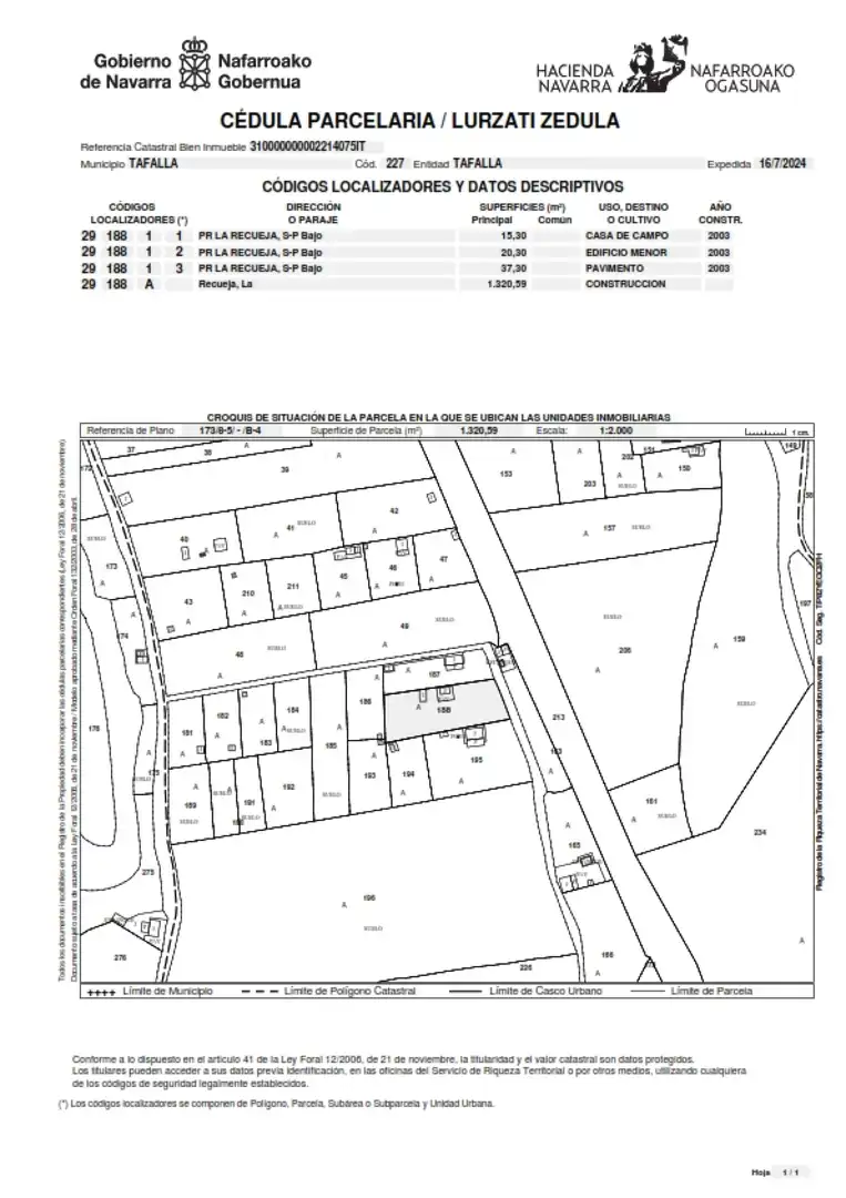 Land for sale in Tafalla - PR LA RECUEJA SP, Tafalla