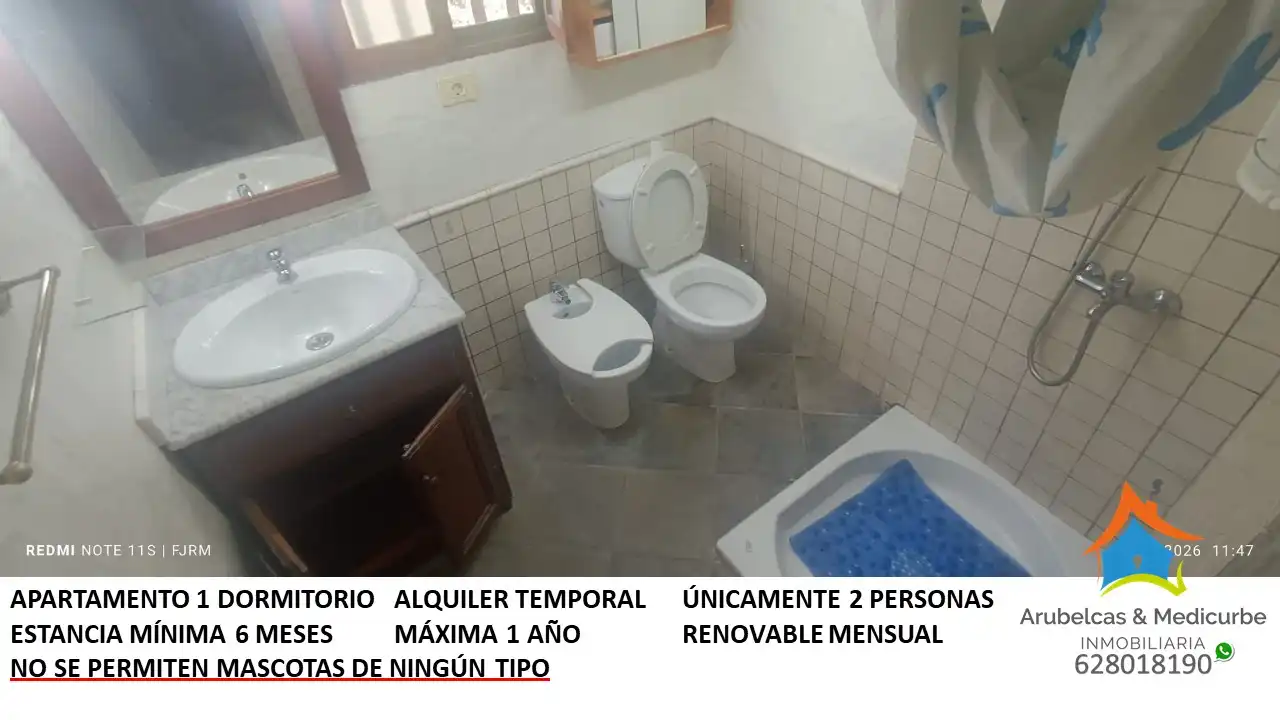 Bany de Finca rústica de lloguer en Telde amb Jardí privat, Moblat i Rentadora