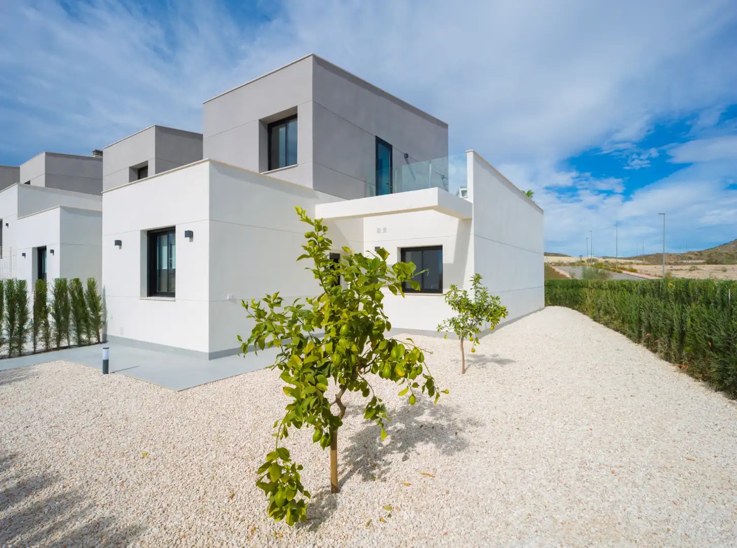Vista exterior de Casa adosada en venta en Murcia con Aire acondicionado, Jardín privado y Terraza