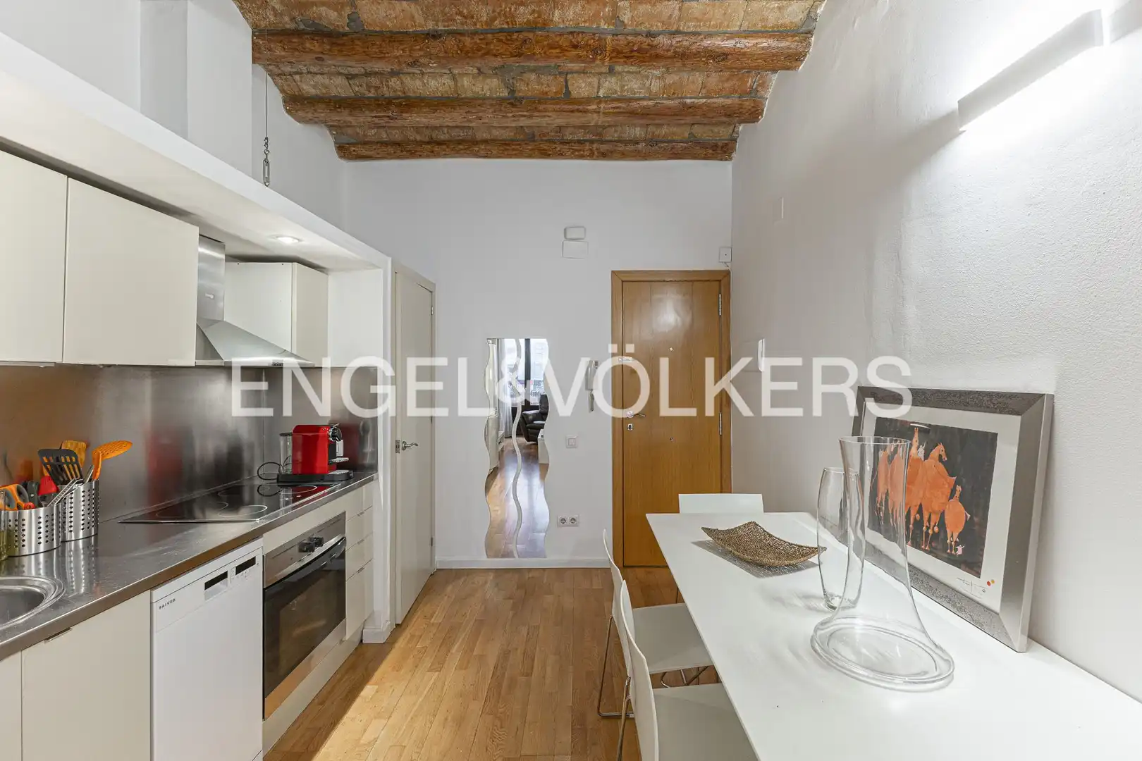 Kitchen of Flat for sale in Barcelona  with Heating