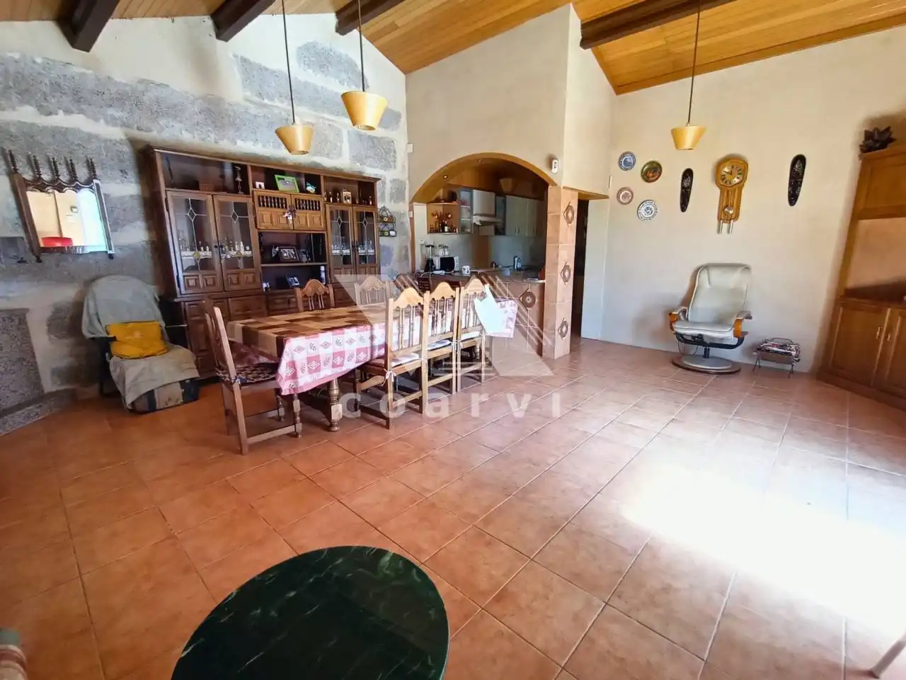 Esszimmer von Wohnung zum Verkauf in Trasmiras mit Privatgarten, Terrasse und Möbliert