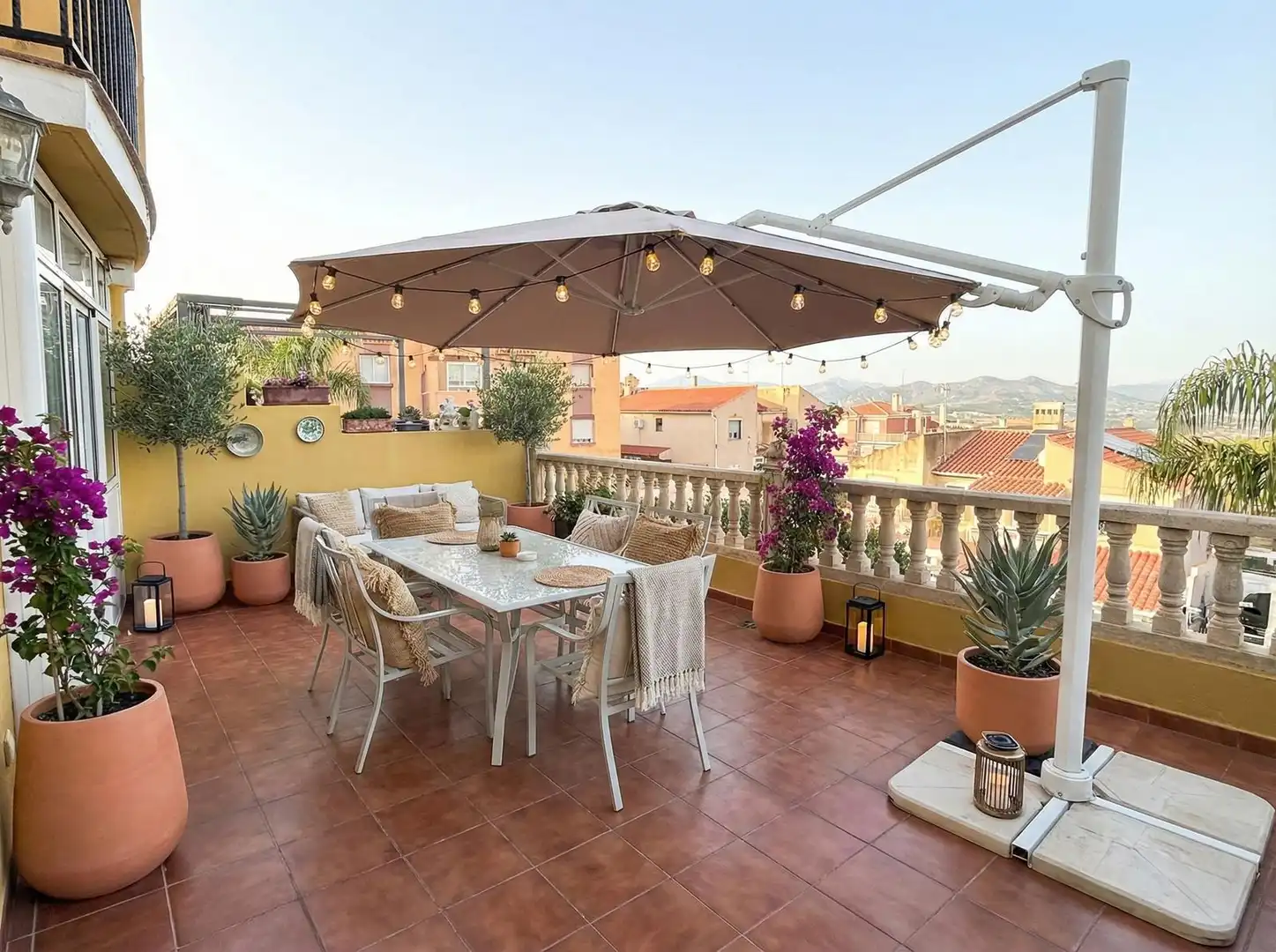 Terraza de Casa o chalet en venta en Alhaurín de la Torre con Aire acondicionado, Jardín privado y Terraza