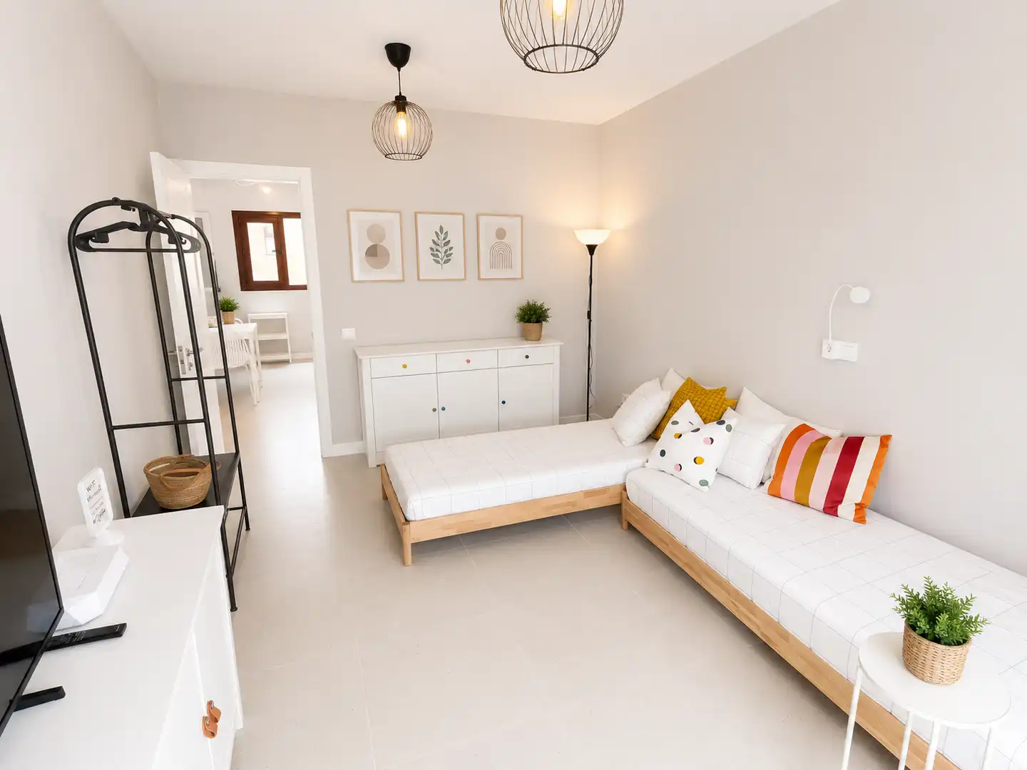 Sala d'estar de Apartament en venda en Antigua amb Traster, Moblat i Piscina comunitària