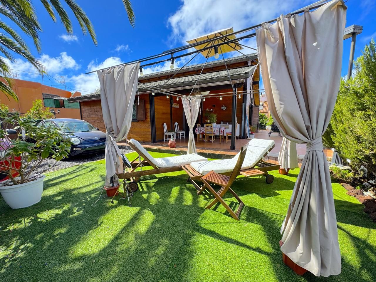 Terraza de Casa o chalet en venta en Tacoronte con Calefacción, Jardín privado y Parquet
