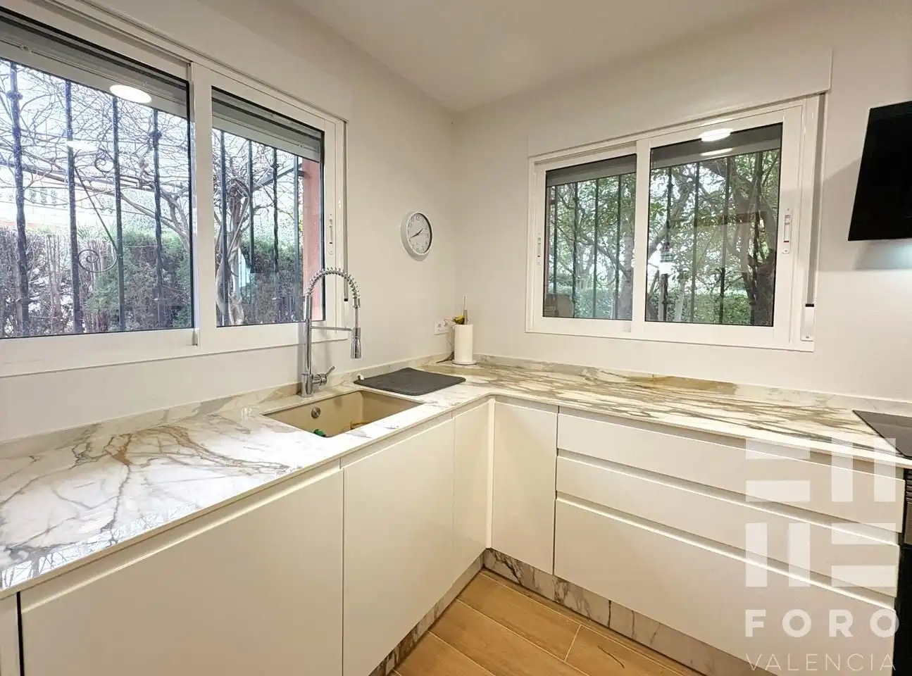 Cocina de Casa o chalet en venta en Alberic con Aire acondicionado, Jardín privado y Terraza