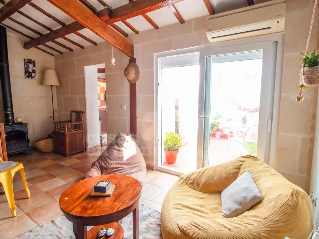 Sala d'estar de Casa o xalet en venda en Maó - Mahón amb Aire condicionat i Terrassa