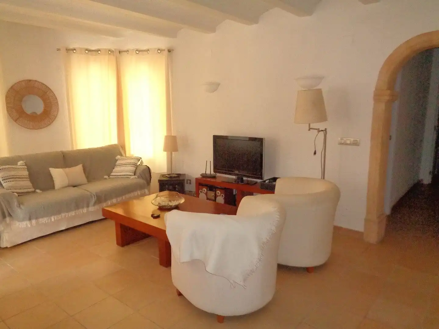 Living room of Houses for sale in Jávea / Xàbia  with Air Conditioner, Private garden and Terrace