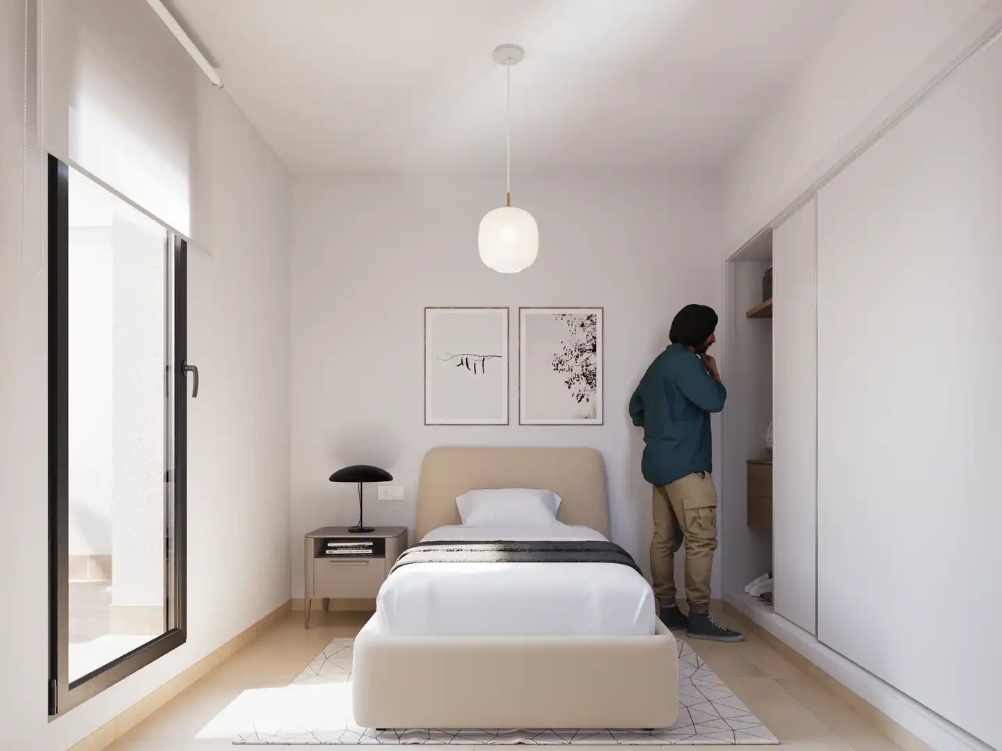 Habitación de Dúplex en venta en Torre-Pacheco con Aire acondicionado, Calefacción y Jardín privado
