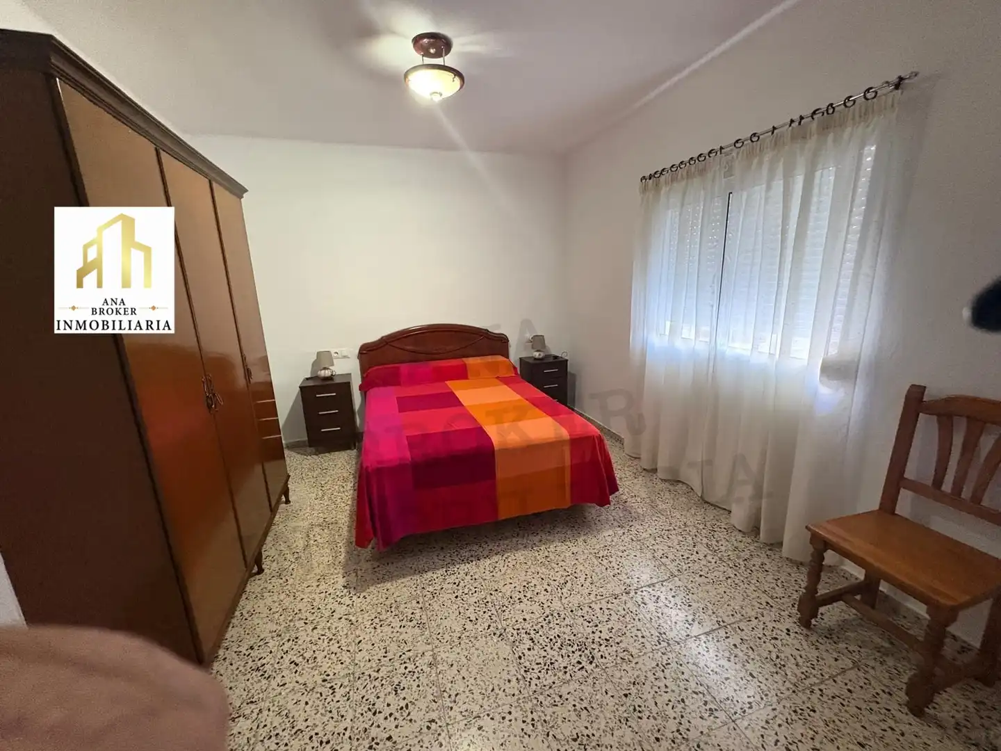 Schlafzimmer von Wohnung zur Miete in Ronda mit Möbliert
