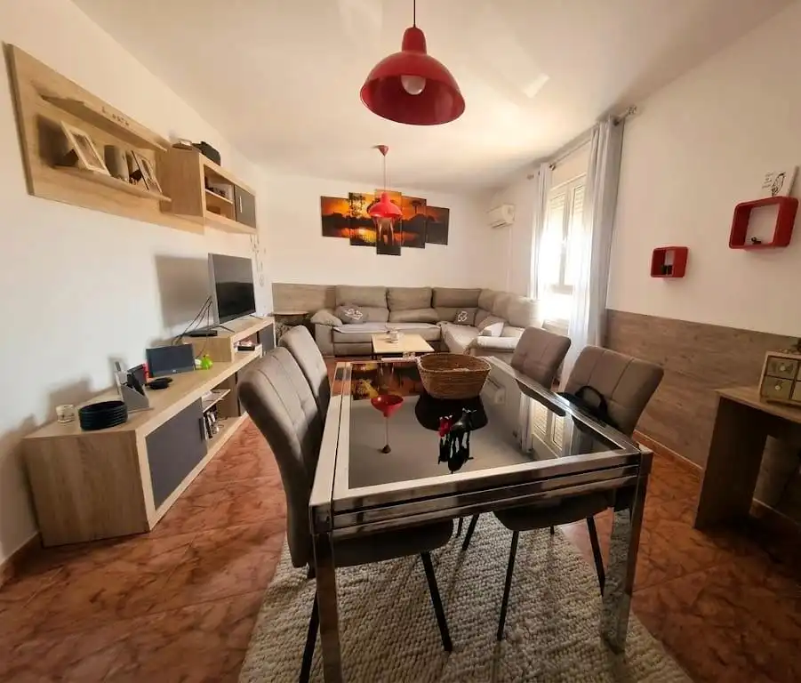 Sala de estar de Casa o chalet en venta en Plasencia con Aire acondicionado y Jardín privado