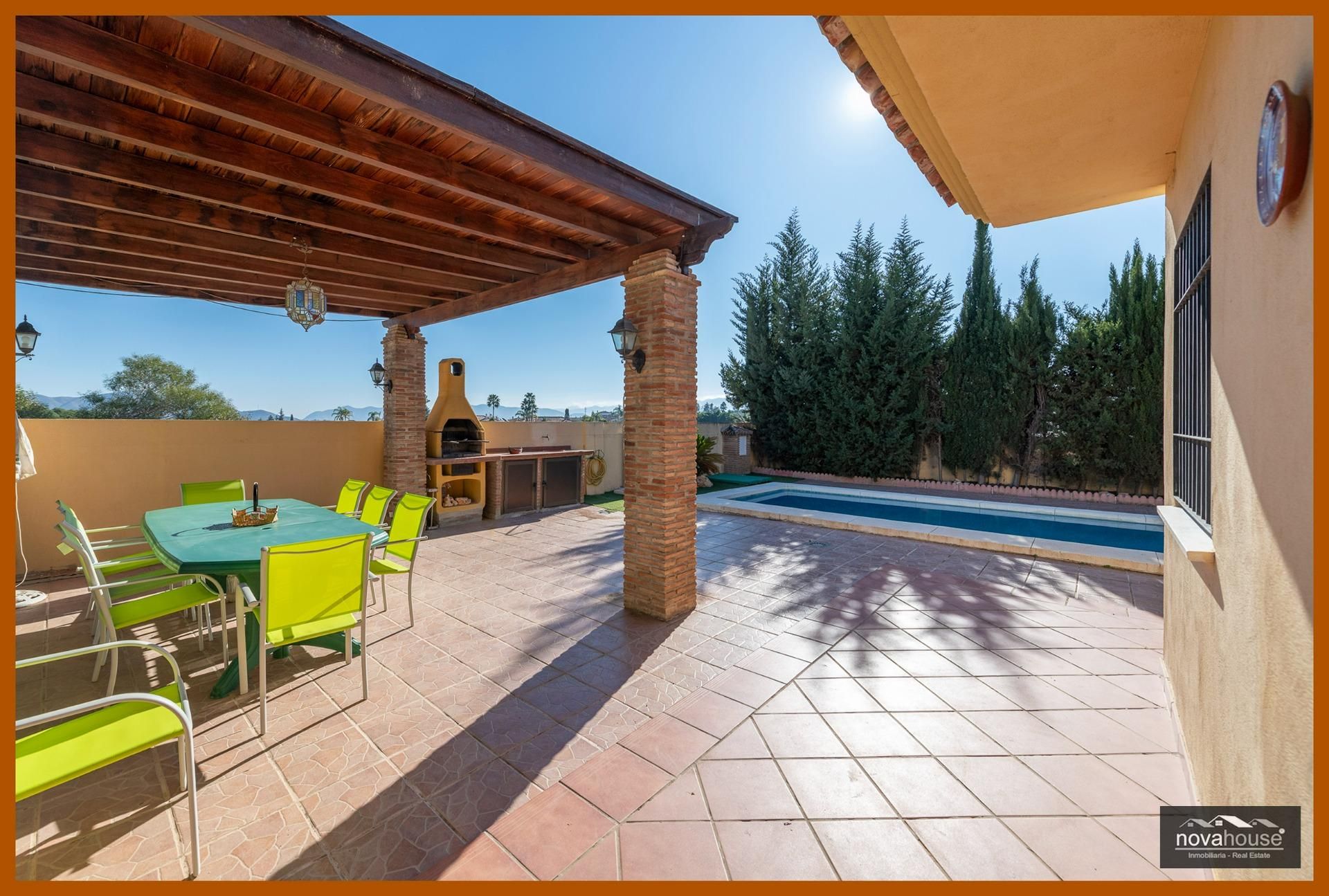 Terrassa de Casa o xalet en venda en Pizarra amb Aire condicionat, Calefacció i Jardí privat