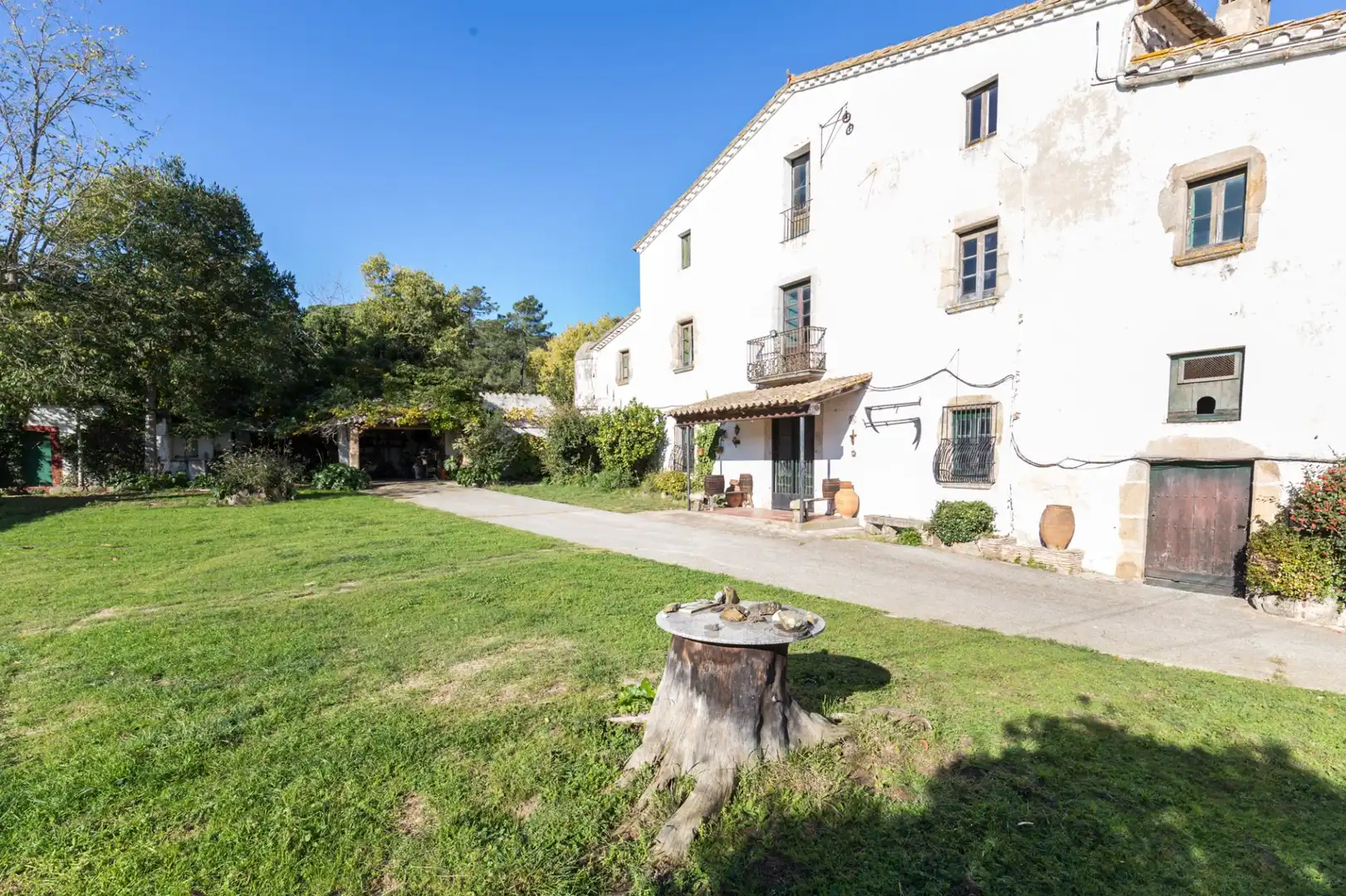 Vista exterior de Finca rústica en venta en Llagostera con Calefacción, Terraza y Trastero