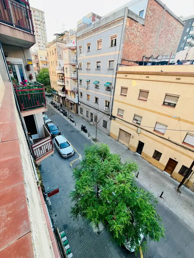 Vista exterior de Pis en venda en L'Hospitalet de Llobregat amb Alarma