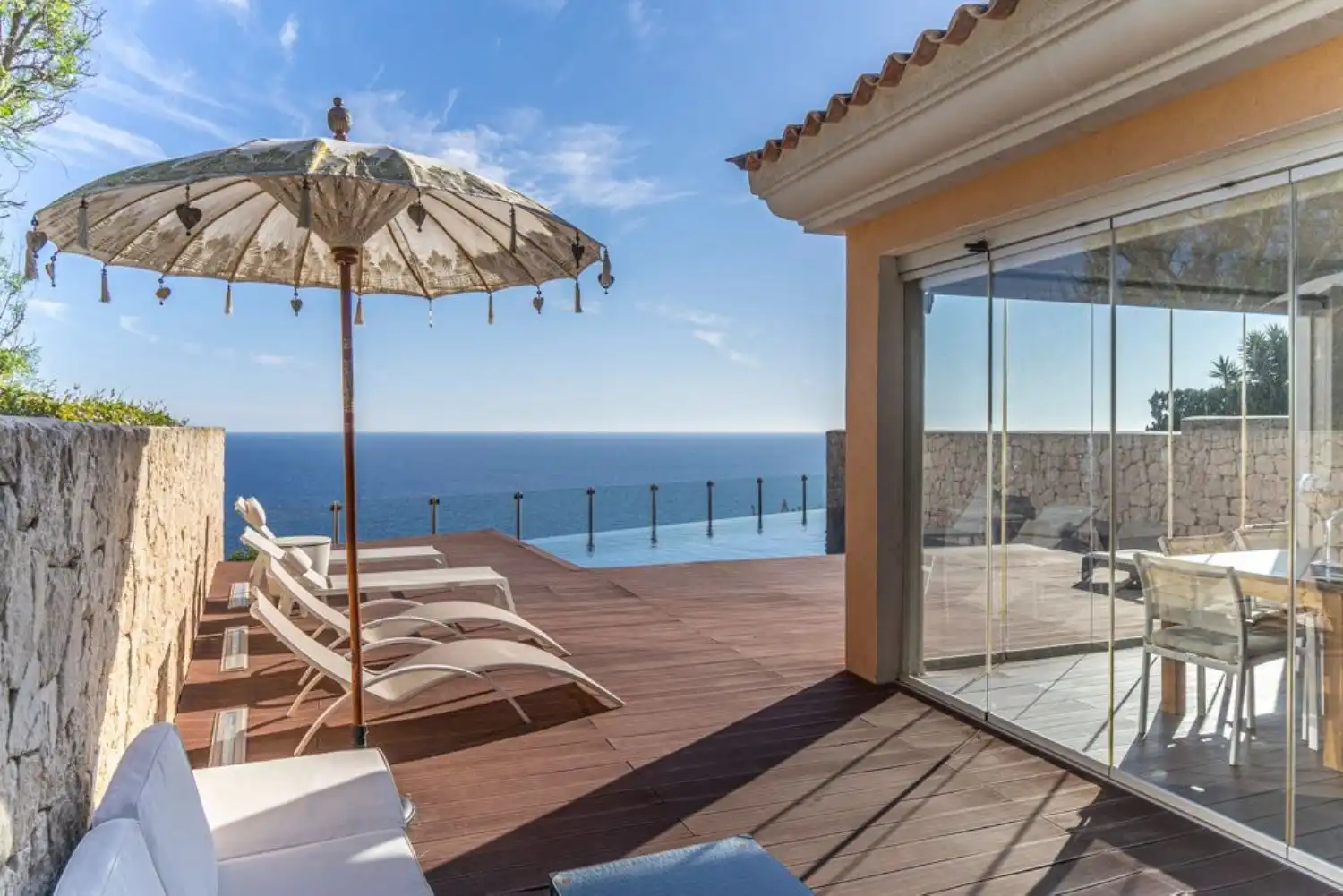 Terrace of Houses for rent in Llucmajor  with Air Conditioner, Heating and Private garden
