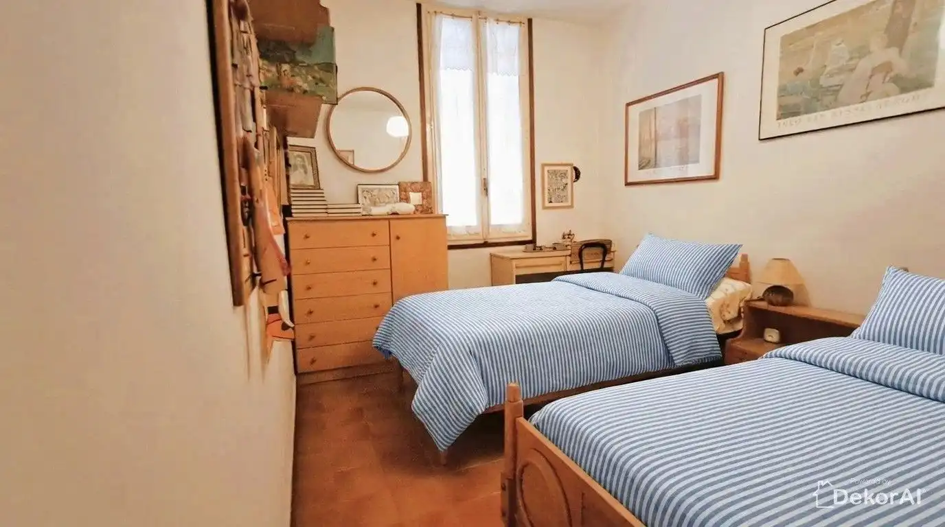 Dormitori de Casa adosada en venda en Mataró amb Aire condicionat, Calefacció i Jardí privat