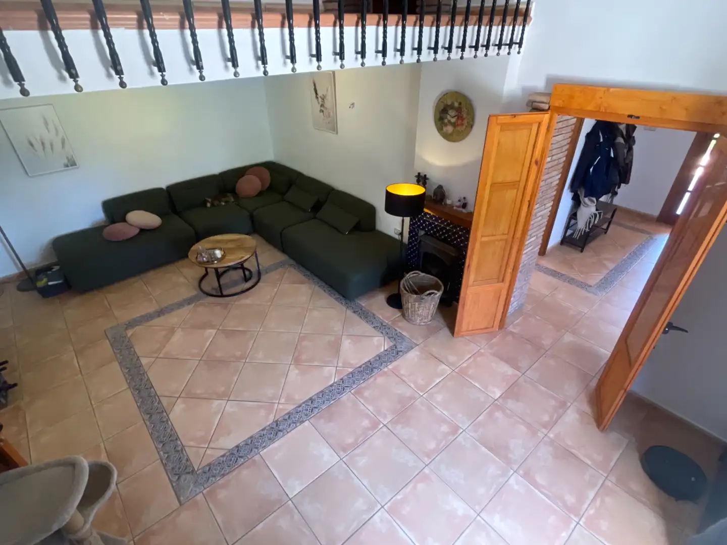 Sala d'estar de Finca rústica en venda en Álora amb Aire condicionat, Calefacció i Jardí privat