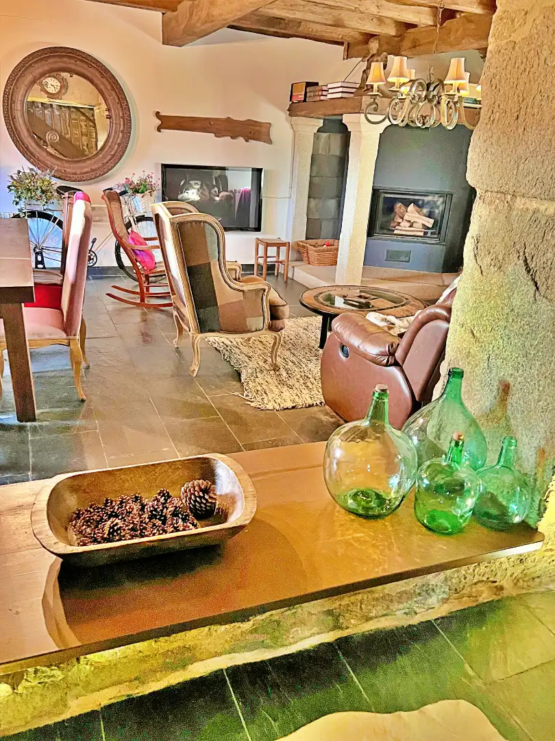 Sala de estar de Casa o chalet de alquiler en Lugo con Calefacción, Jardín privado y Amueblado