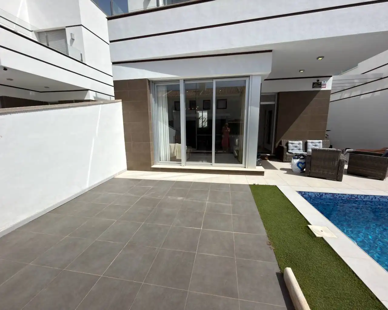 Terrassa de Casa o xalet en venda en Rojales amb Aire condicionat, Jardí privat i Terrassa
