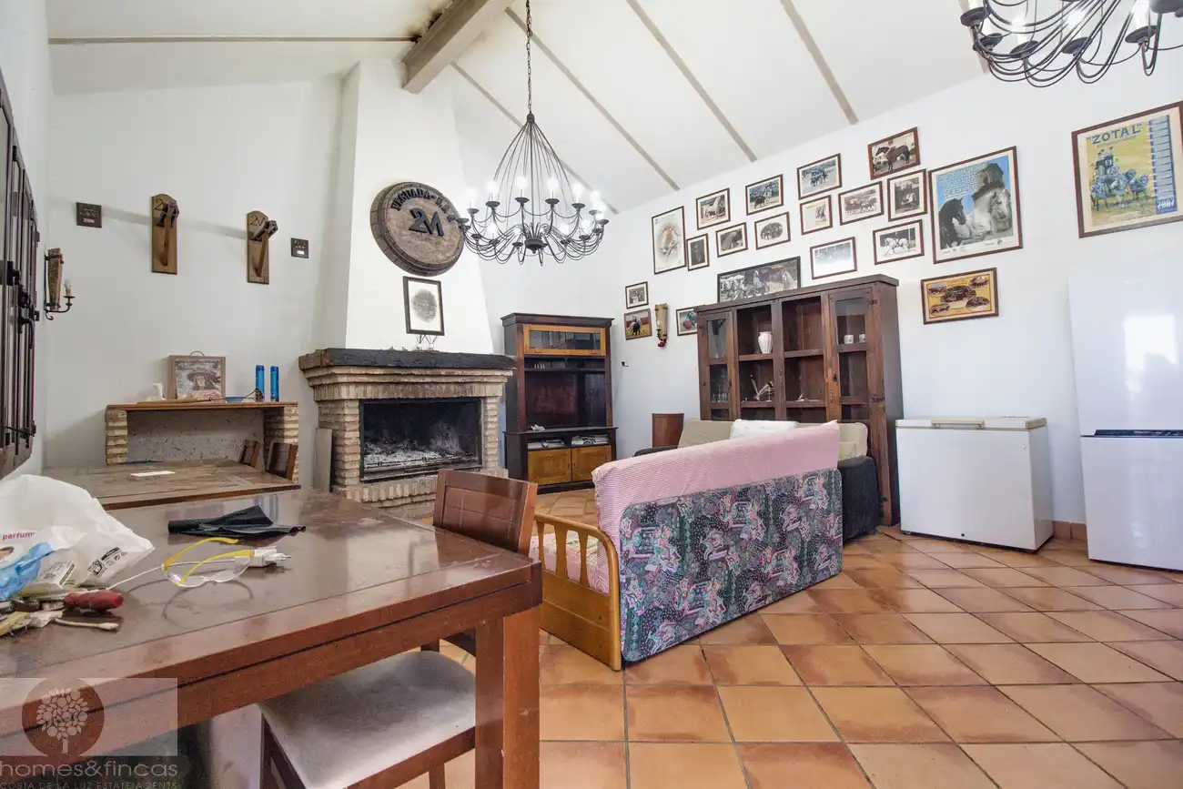 Sala de estar de Finca rústica en venta en Trigueros