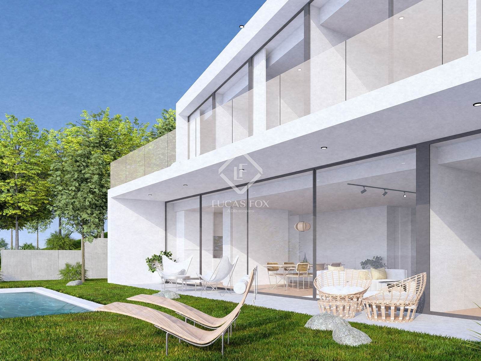 Vista exterior de Casa o chalet en venta en Premià de Dalt con Aire acondicionado, Calefacción y Jardín privado