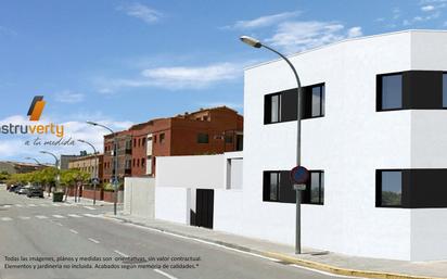 Exterior view of Single-family semi-detached for sale in La Granada  with Parquet flooring, Terrace and Oven