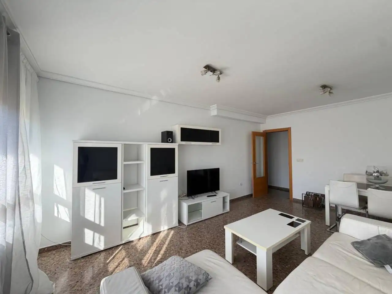 Sala d'estar de Dúplex en venda en Vila-real amb Terrassa, Moblat i Balcó