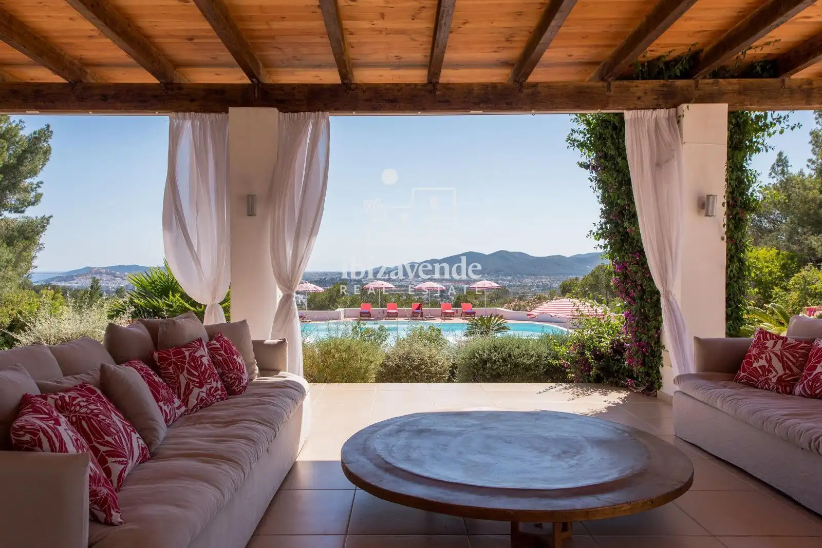 Terraza de Casa o chalet de alquiler en Santa Eulària des Riu con Aire acondicionado, Calefacción y Terraza