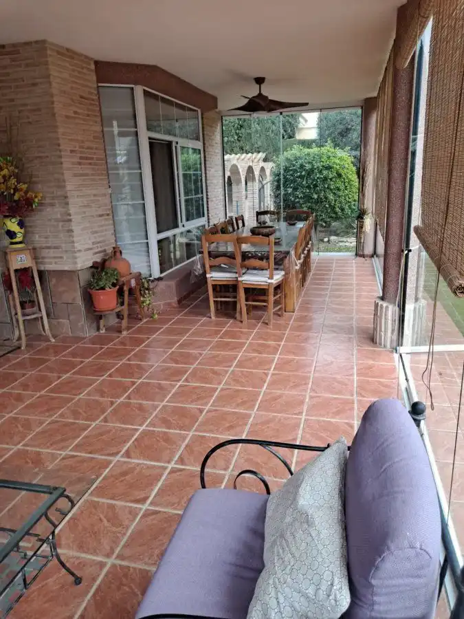 Terrassa de Casa o xalet en venda en La Alcayna