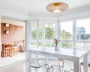 Dining room of Apartment to share in  Valencia Capital  with Air Conditioner and Terrace