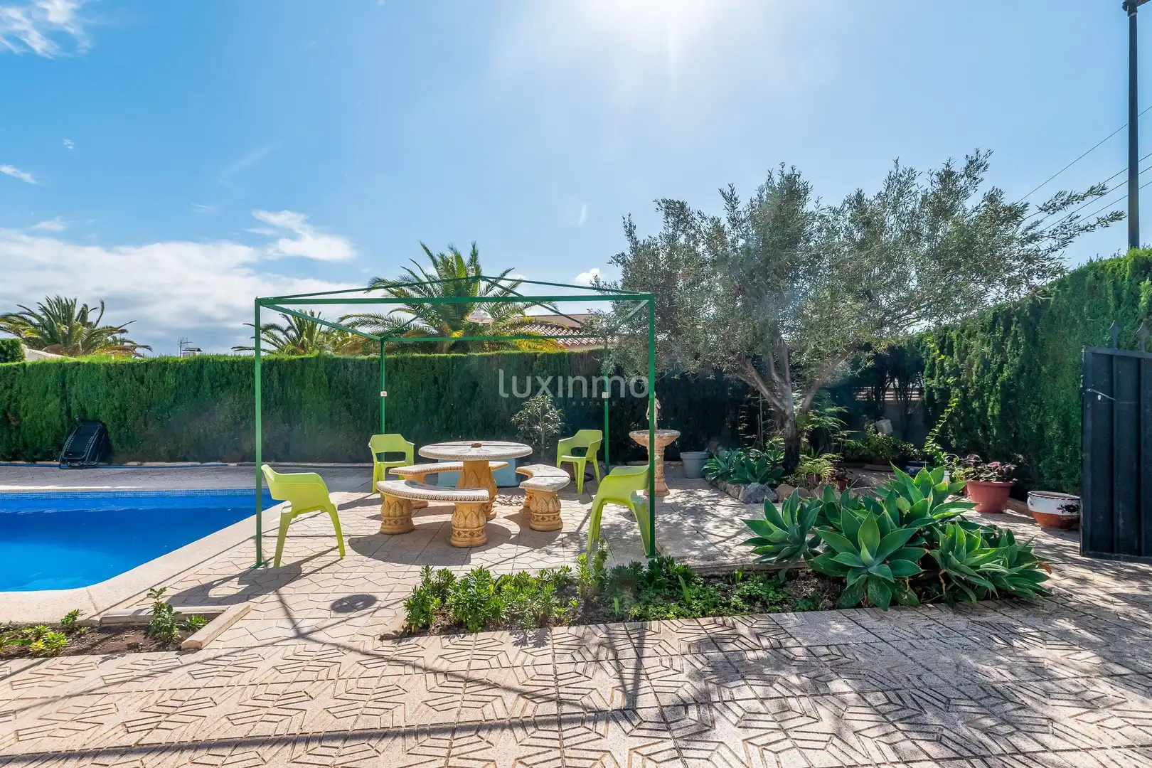 Garden of Houses for sale in L'Alfàs del Pi  with Terrace, Storage room and Swimming Pool