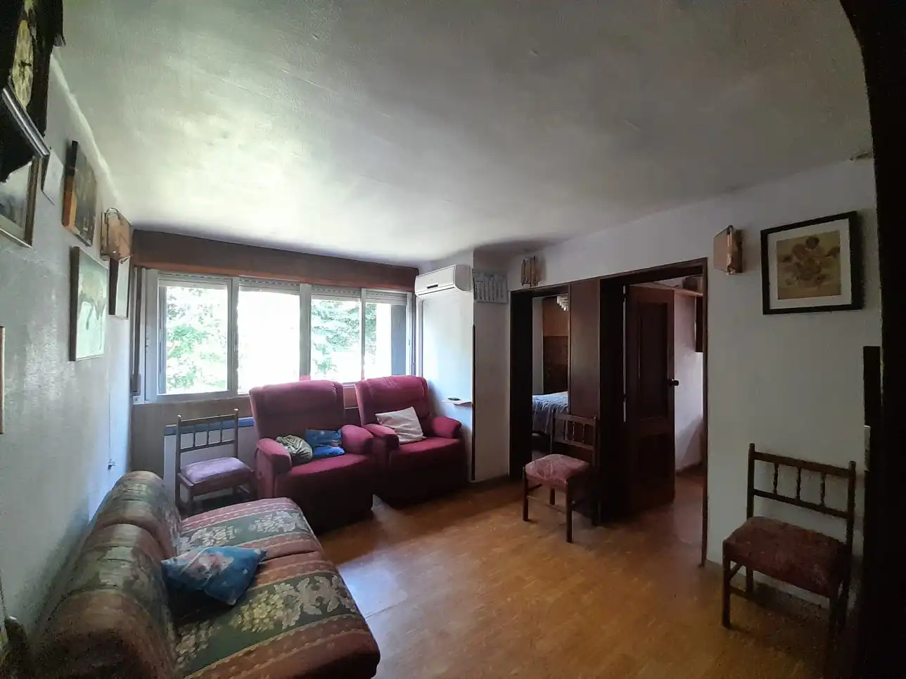 Living room of Flat for sale in Madrid  with Air Conditioner, Heating and Storage room