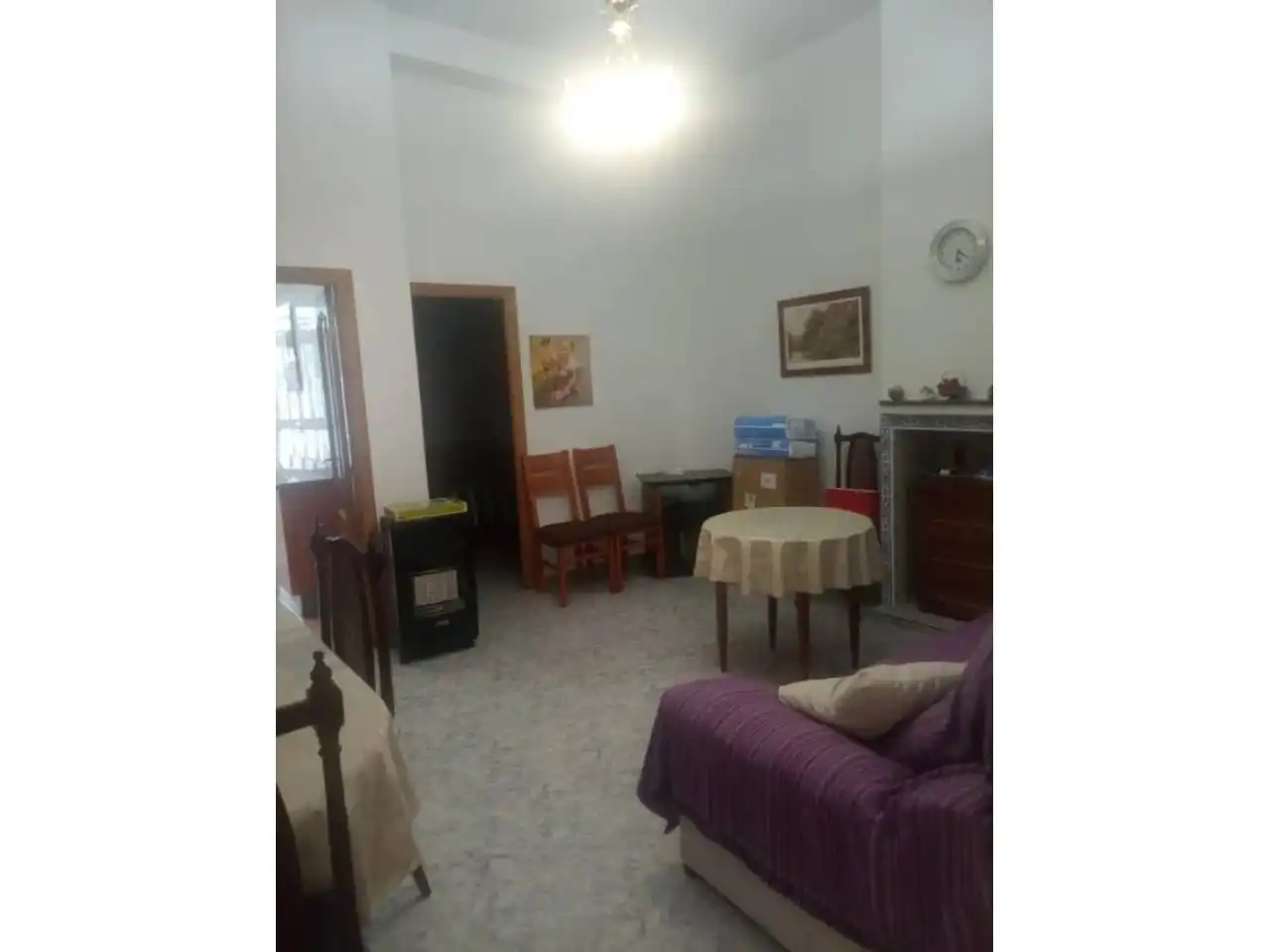 Sala de estar de Casa adosada en venta en Tavernes de la Valldigna con Aire acondicionado y Amueblado