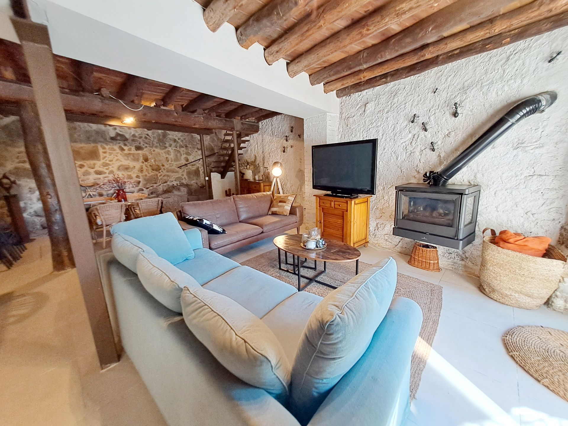 Living room of Single-family semi-detached for sale in El Hoyo de Pinares   with Heating, Private garden and Parquet flooring
