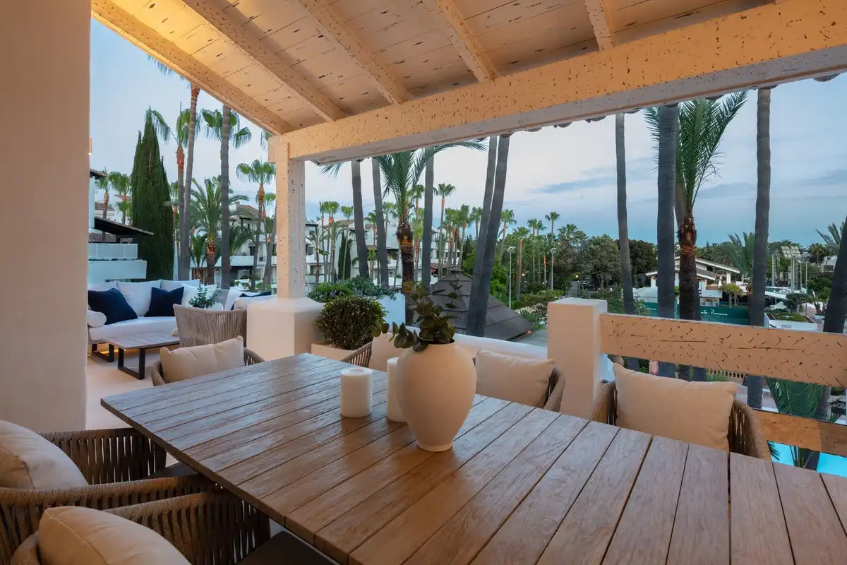 Terrace of Duplexes for sale in Marbella  with Air Conditioner, Terrace and Community pool