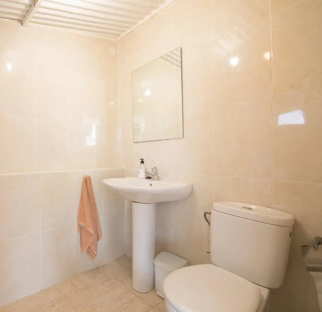 Bany de Casa o xalet en venda en Elche / Elx amb Aire condicionat, Jardí privat i Terrassa