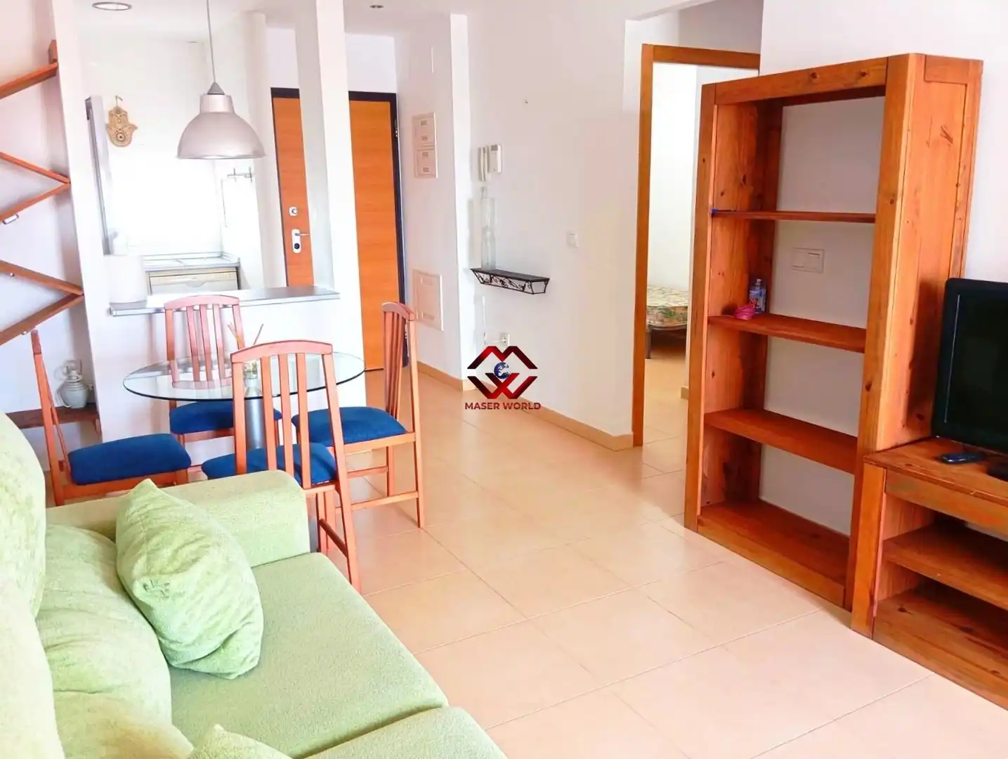 Sala de estar de Ático en venta en Alhama de Murcia con Aire acondicionado, Terraza y Amueblado