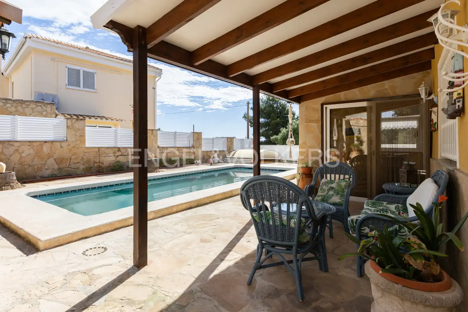 Terrassa de Casa o xalet en venda en Oropesa del Mar / Orpesa amb Aire condicionat, Calefacció i Jardí privat