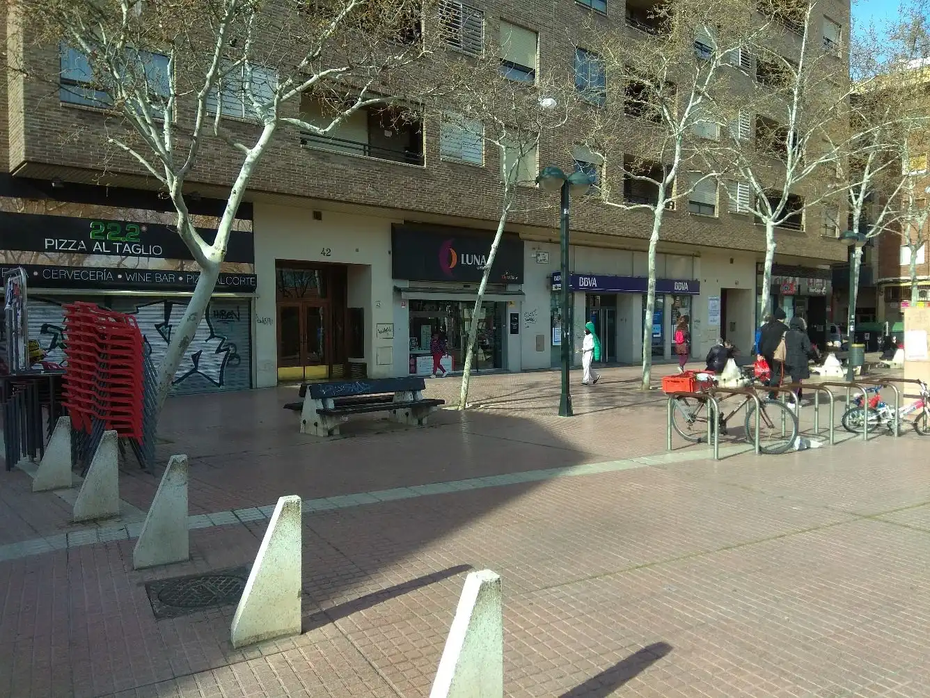 Vista exterior de Local de alquiler en Zaragoza