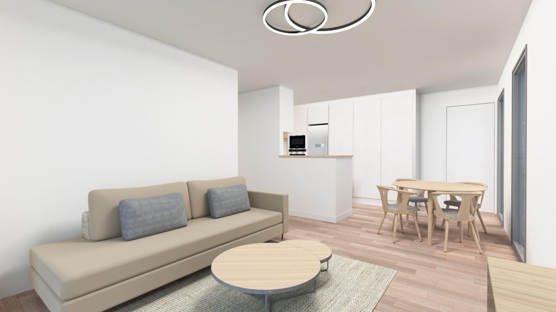 Living room of Flat for sale in Sant Andreu de la Barca  with Air Conditioner, Heating and Parquet flooring