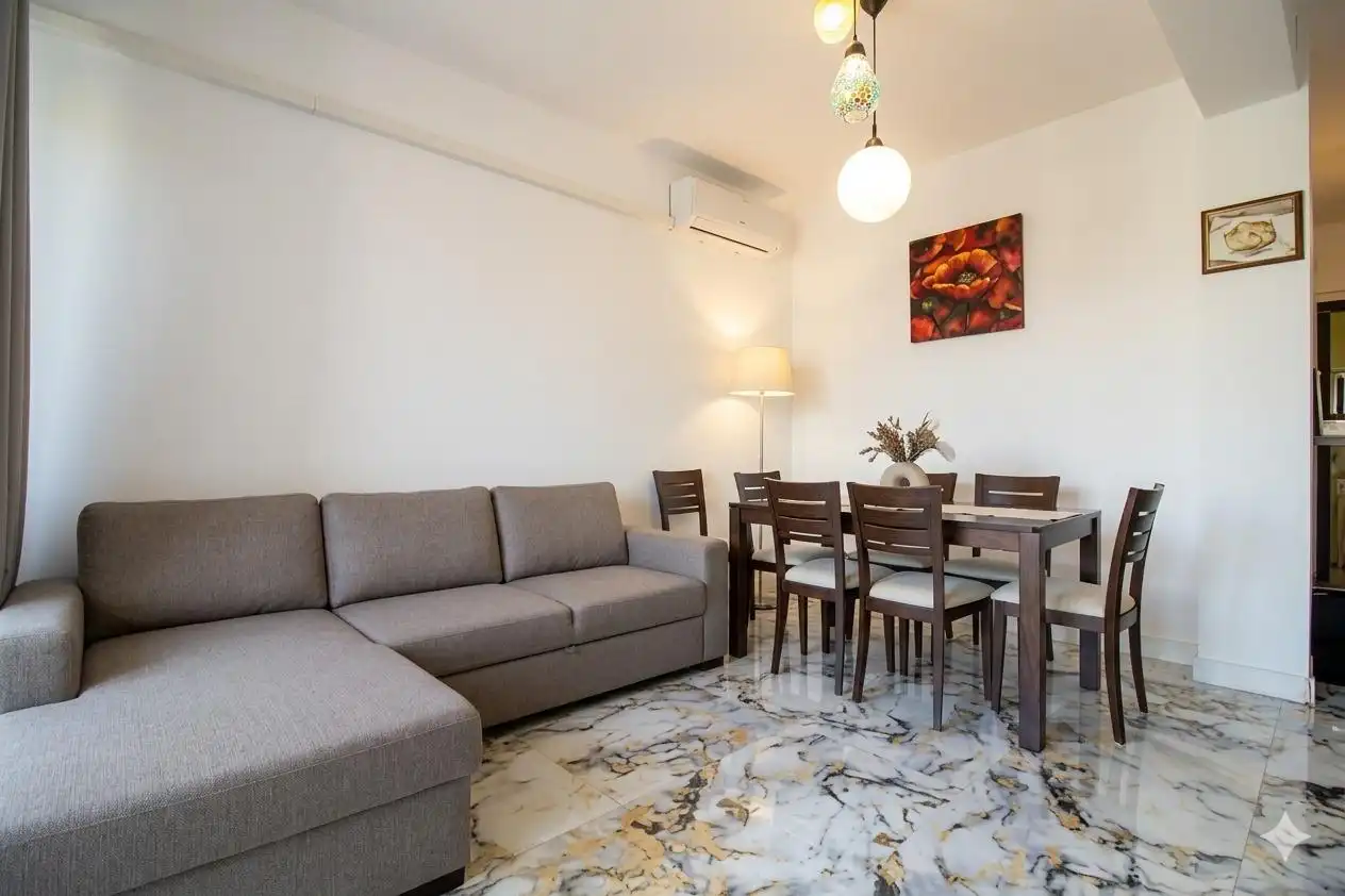 Sala d'estar de Pis en venda en Alicante / Alacant amb Aire condicionat, Terrassa i Balcó