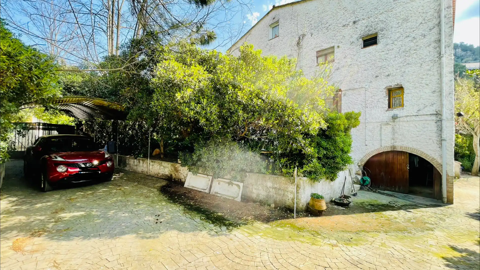 Exterior view of Houses for sale in Corbera de Llobregat  with Heating, Private garden and Swimming Pool